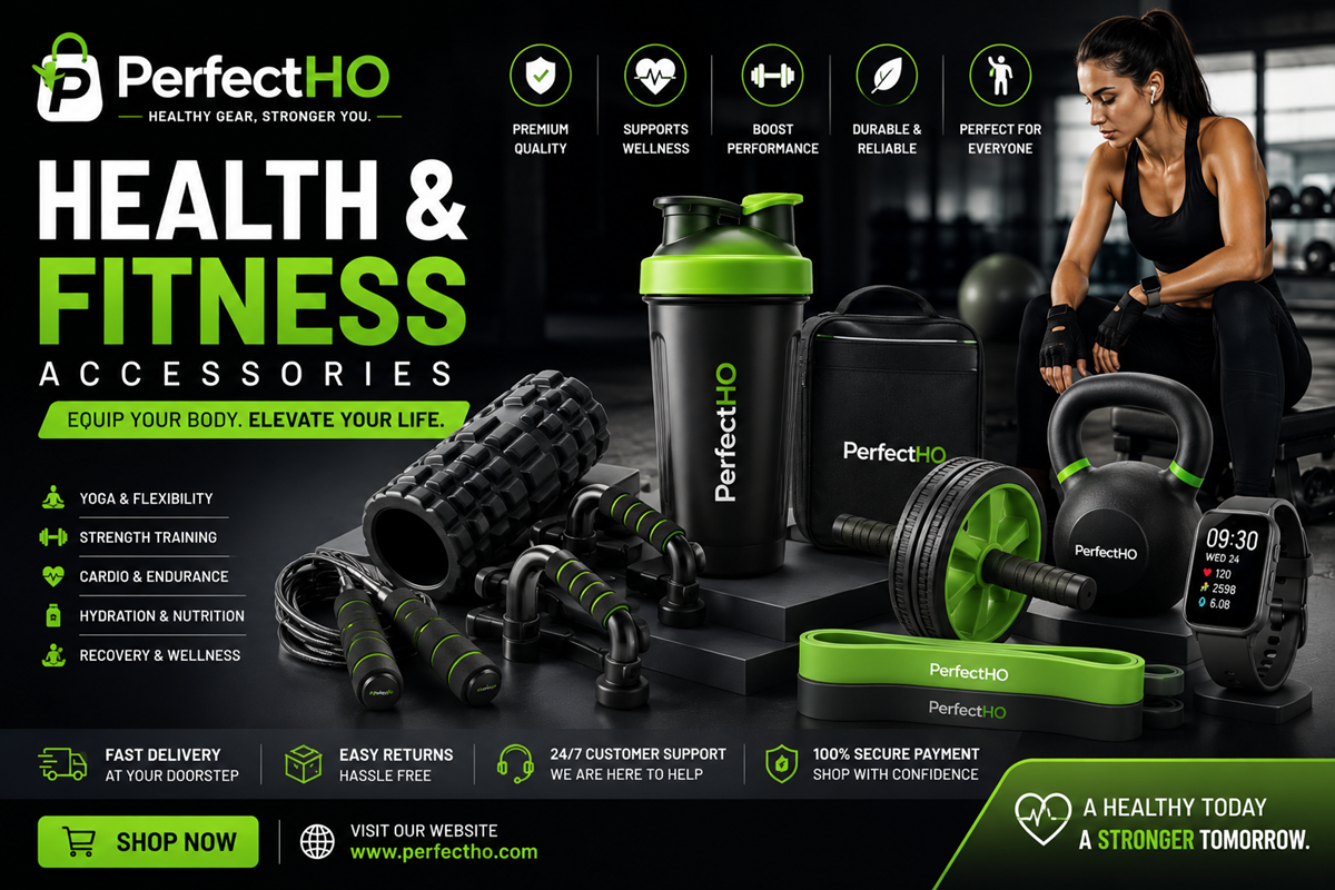 Best Health & Fitness Accessories for a Stronger and Healthier Lifestyle